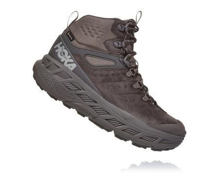 Hoka One One Stinson Mid Gore-tex Moški Pohodniški Čevlji Temno Siva / Globoko Siva SI-123506Q